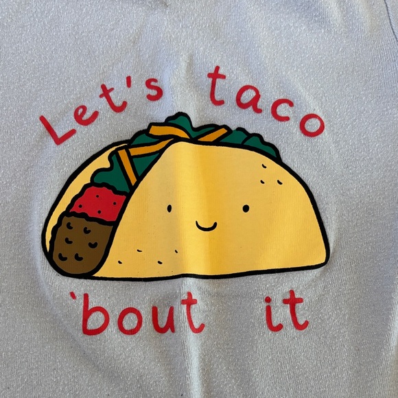 Old Navy Kids Pajama Set, T-shirt and Long Pants, Let’s Taco Bout It, Size 5T - Picture 5 of 17